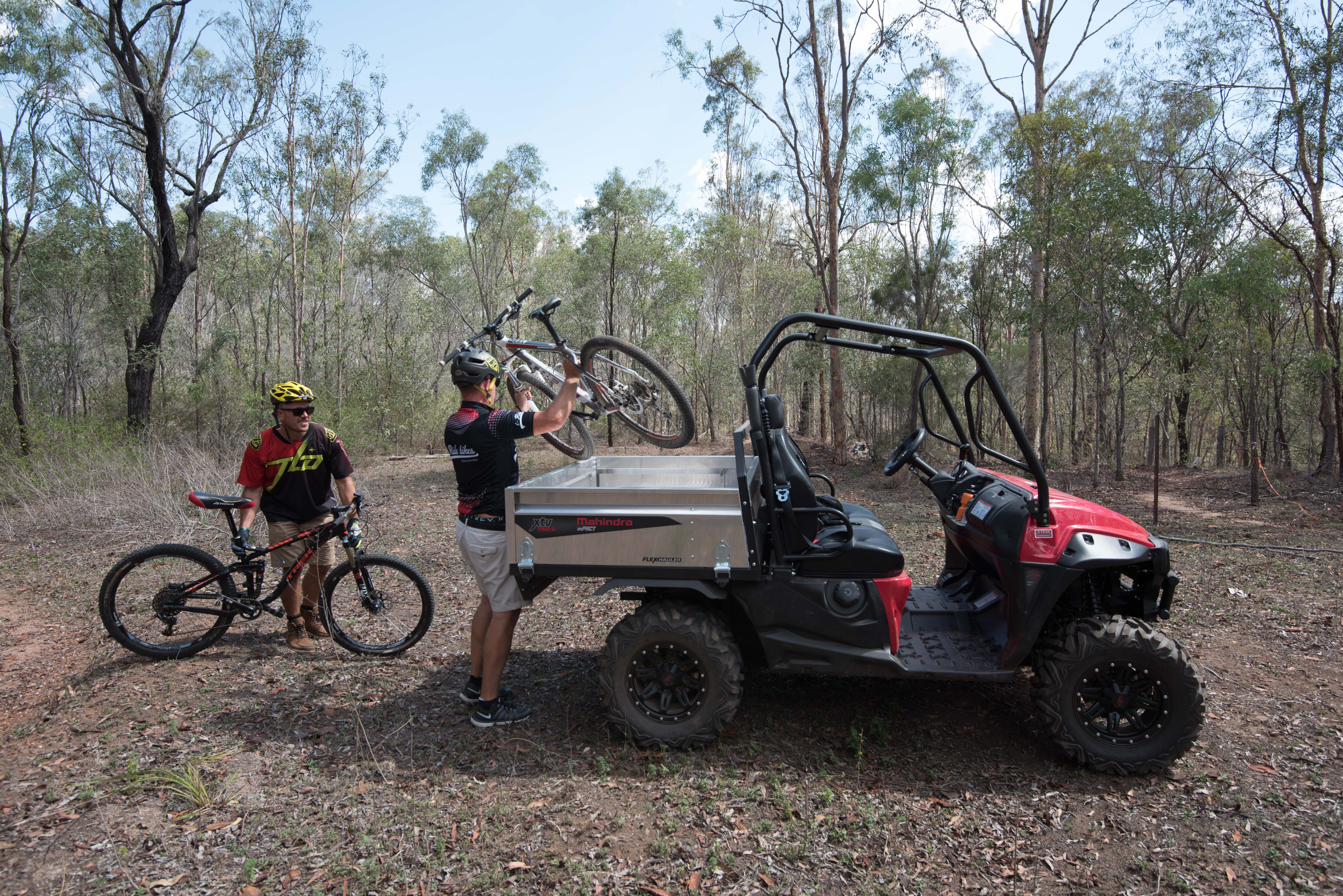 We take the Mahindra XTV Mountain Biking