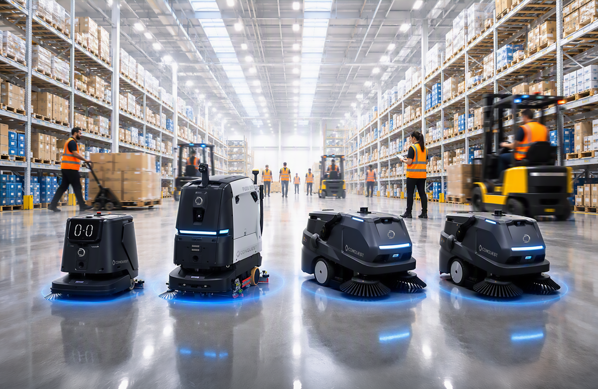Conquest and Pudu Robotics launch strategic partnership to shape future of industrial and commercial cleaning